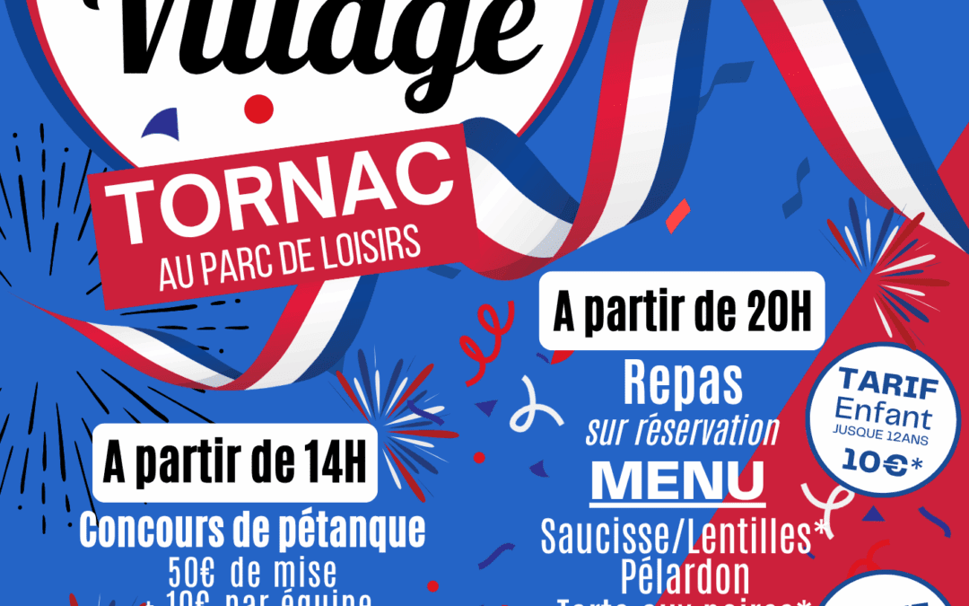 FÊTE DU VILLAGE*19JUILLET2025.