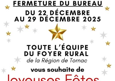 FERMETURE DU SECRÉTARIAT.