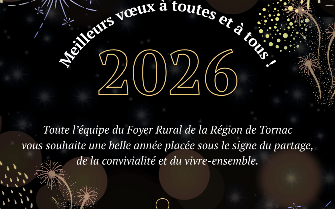 BONNE ANNÉE 2026.